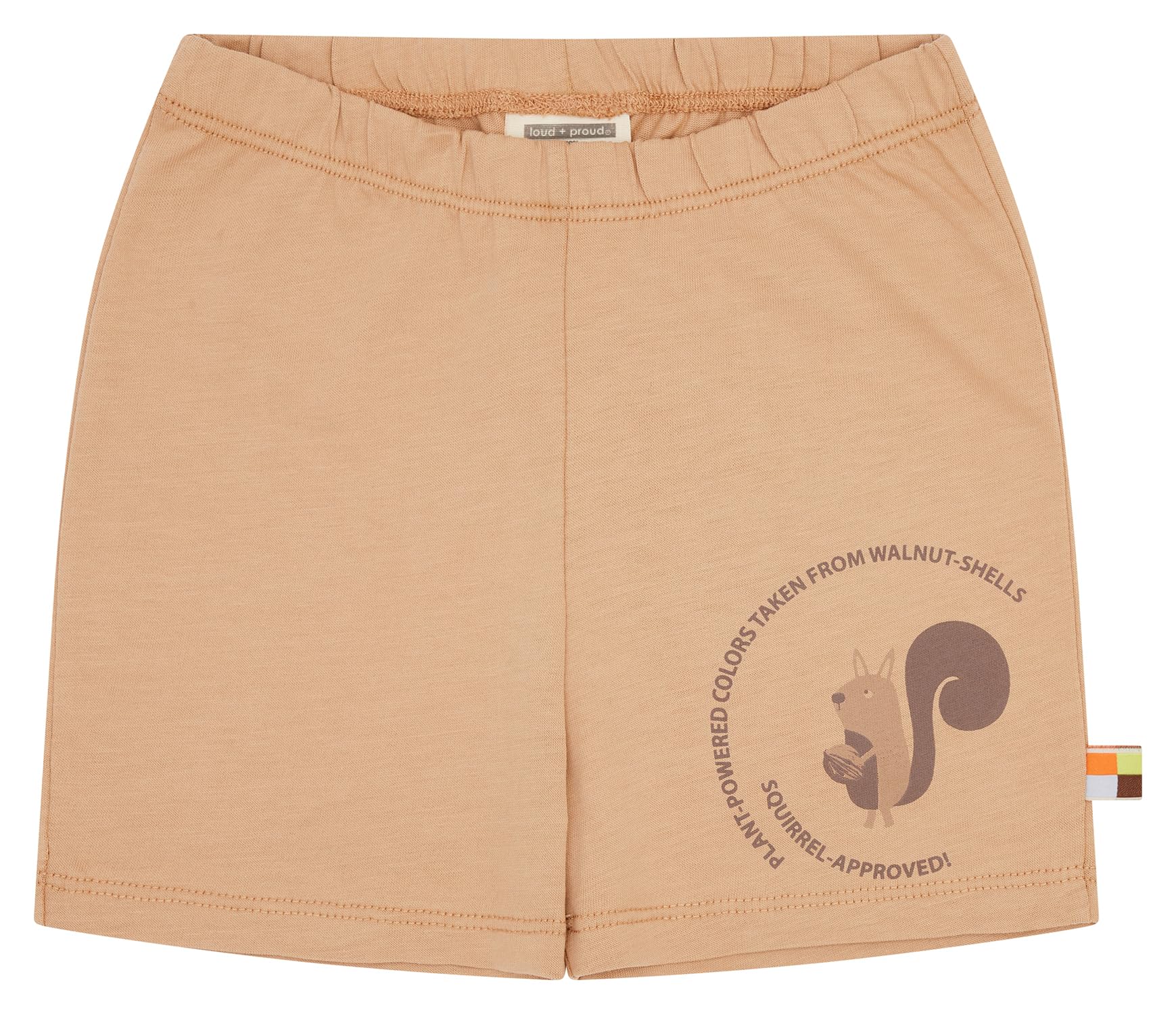 loud + proud Unisex Children's Dyed with Plant Colours, GOTS Certified Shorts