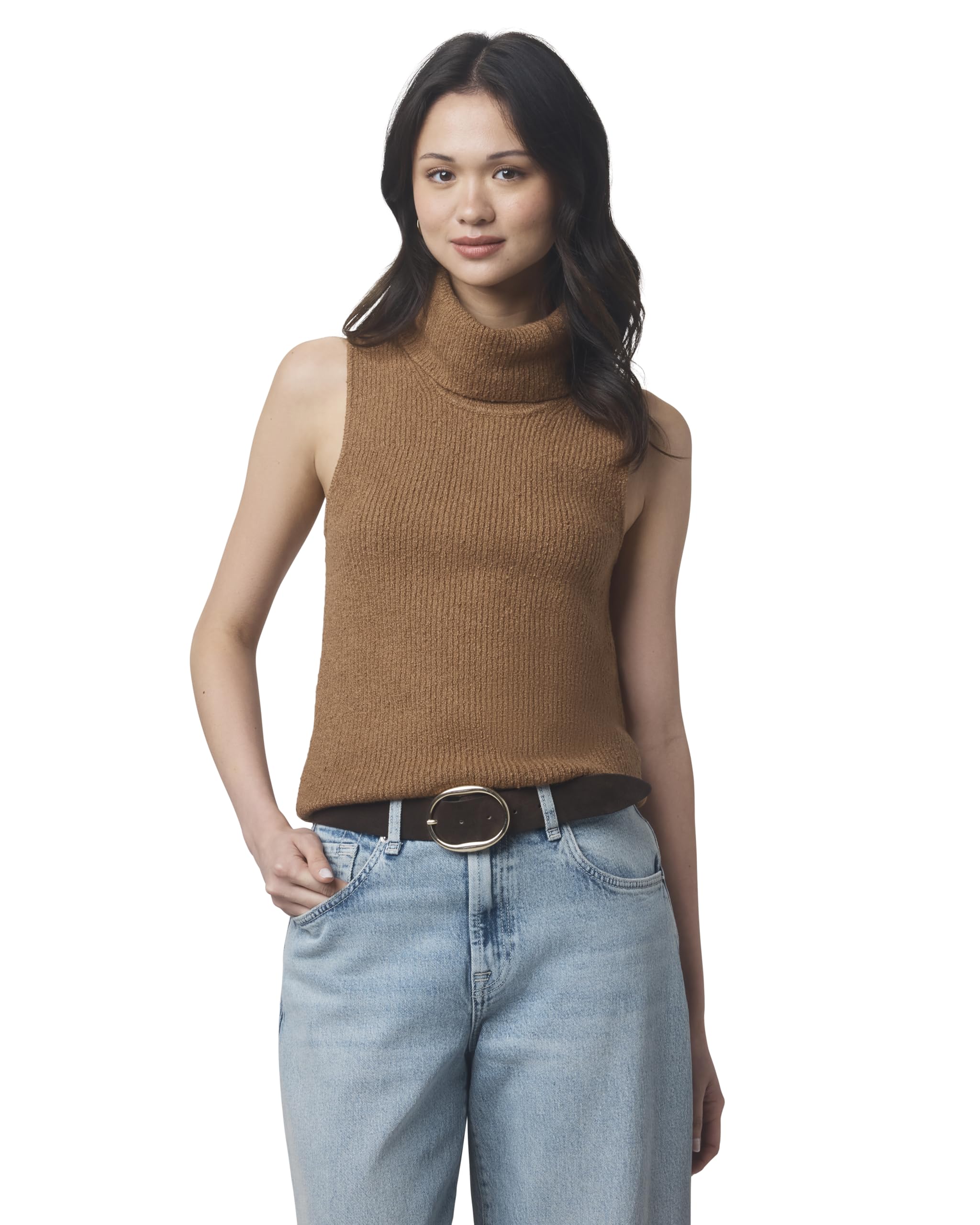 Splendid Womens x Cellajaneblog Turtleneck Tank Sweater