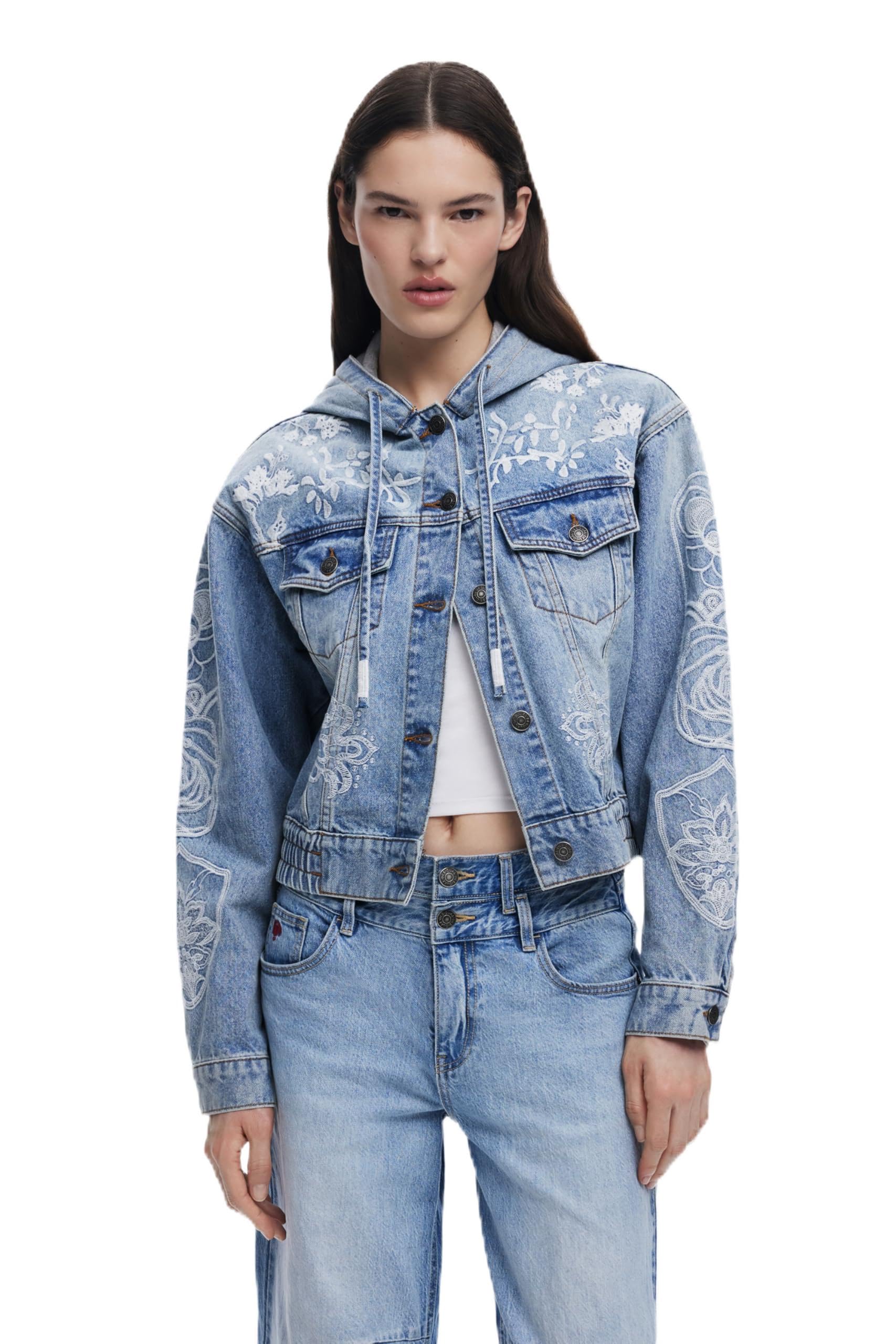 Desigual CHAQ_MONTREAL, 5053 DENIM MEDIUM WASH, S