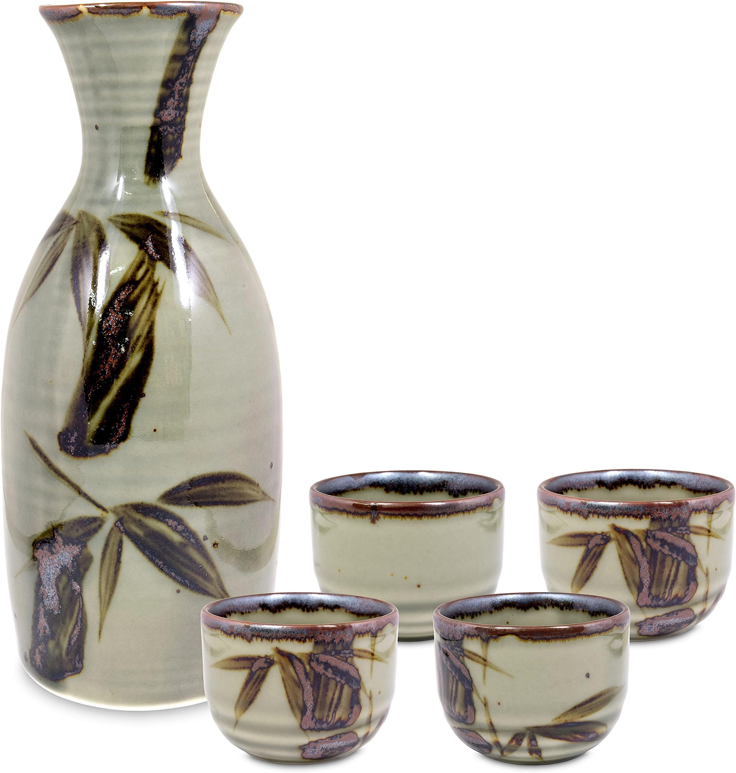 Aazon.co | ABuff Japanese Sake Set, 1 Tokkuri Bottle ≈ 4