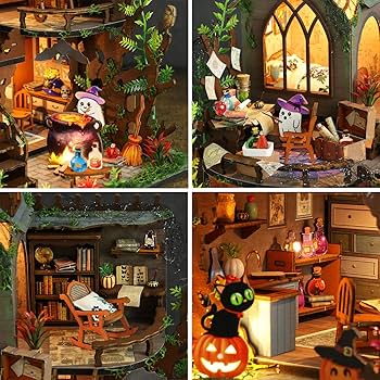 Amazon | QmXCyzl -diyドールハウス キット ミニチュアハウス