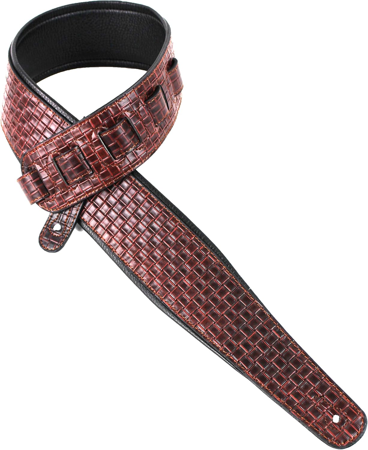 Walker and Williams GP10 Bourbon Brown Wide Basket Weave