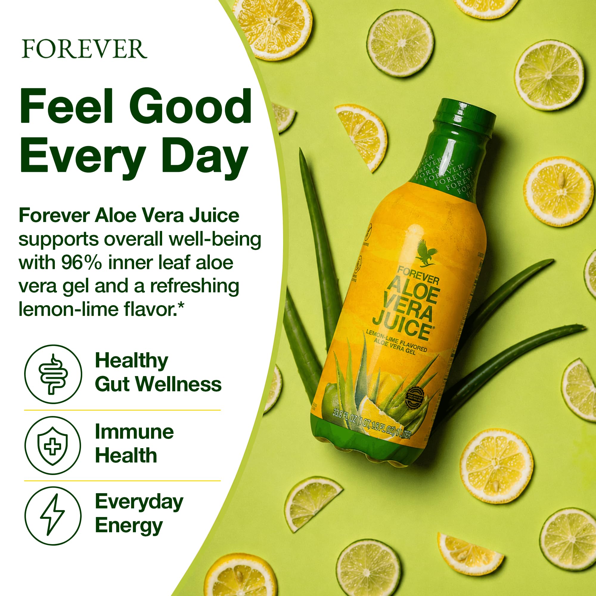 Amazon.com: Forever Living Lemon-Lime Flavored Aloe Juice. Pure