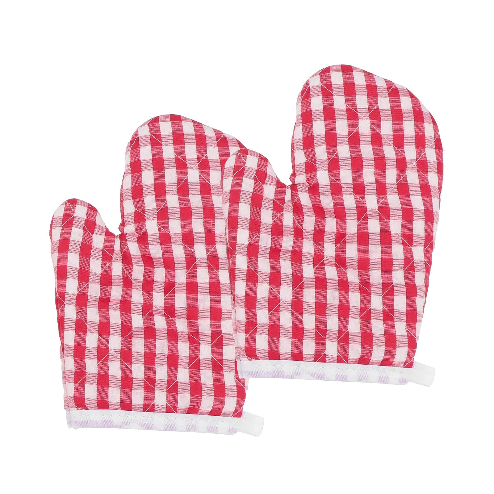 PengLAIKids Oven Mitts,Heat Proof Gloves/Oven Gloves Heat Resistant Comfortable Kitchen Gloves for Children Kid Grilling Cooking Baking(2 Pcs)