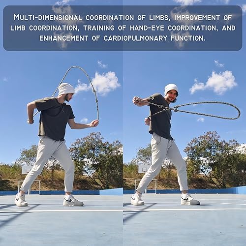 Miniatura 6 de VAIIO Flow Rope - Cuerda de ejercicio portátil de alto rendimiento, 11.99 oz para hombres y mujeres, entrenamiento en interiores y exteriores