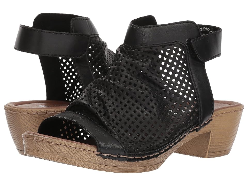 

Rieker D6971 Grace 71 (Black/Black) Women's Shoes