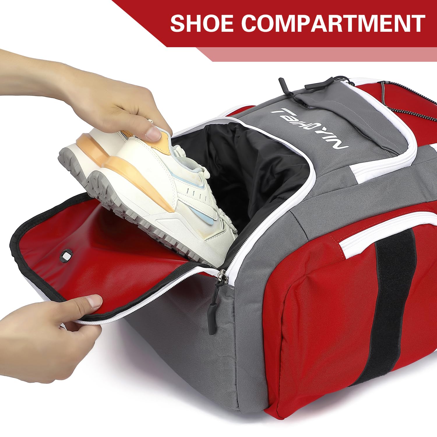 Sac à dos de baseball – Sac à dos pour équipement et équipement de baseball, T-ball et softball, porte-batte et gants, grand compartiment principal pour casque et accessoires, compartiment