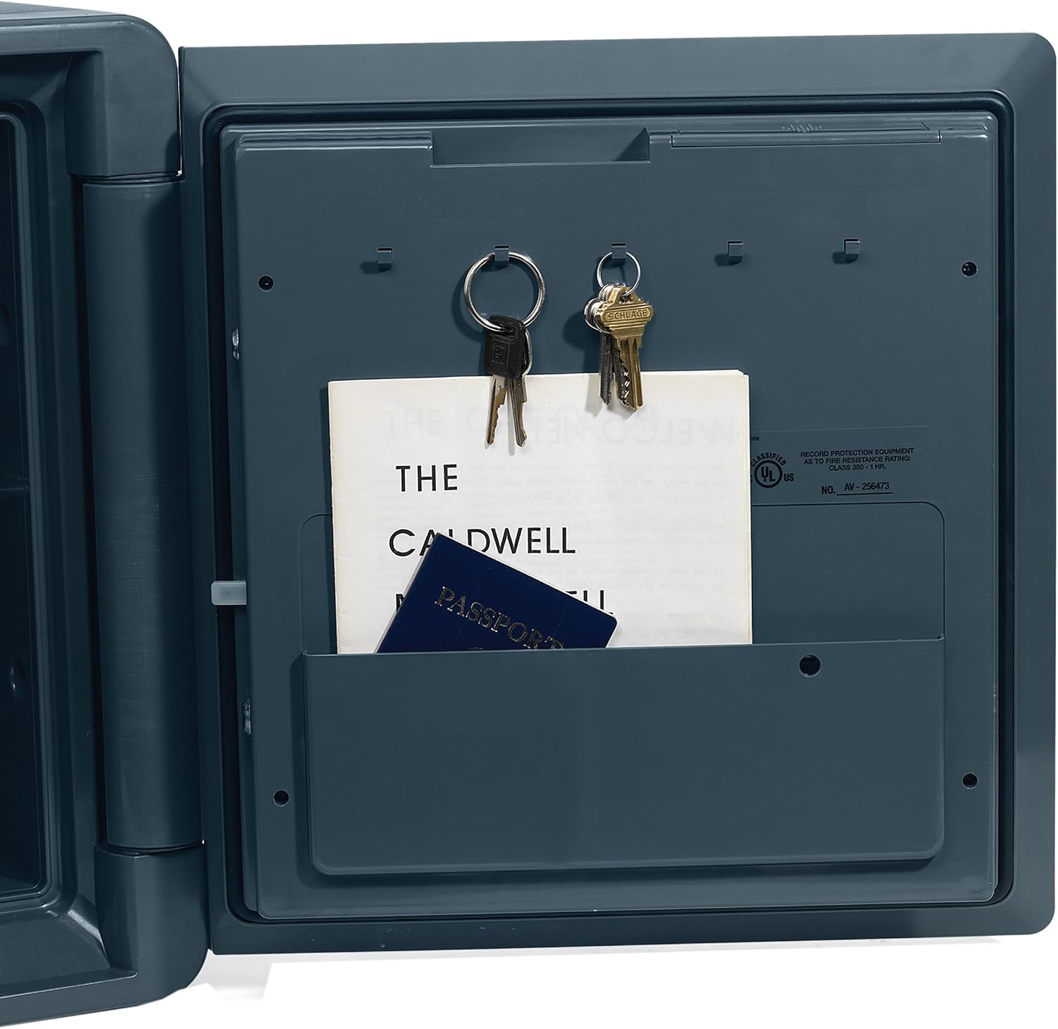 First Alert 2092DF-BD 1.3 Cubic Feet Bolt-Down Waterproof 1 Hour Fire Safe with Combination Lock, Gray