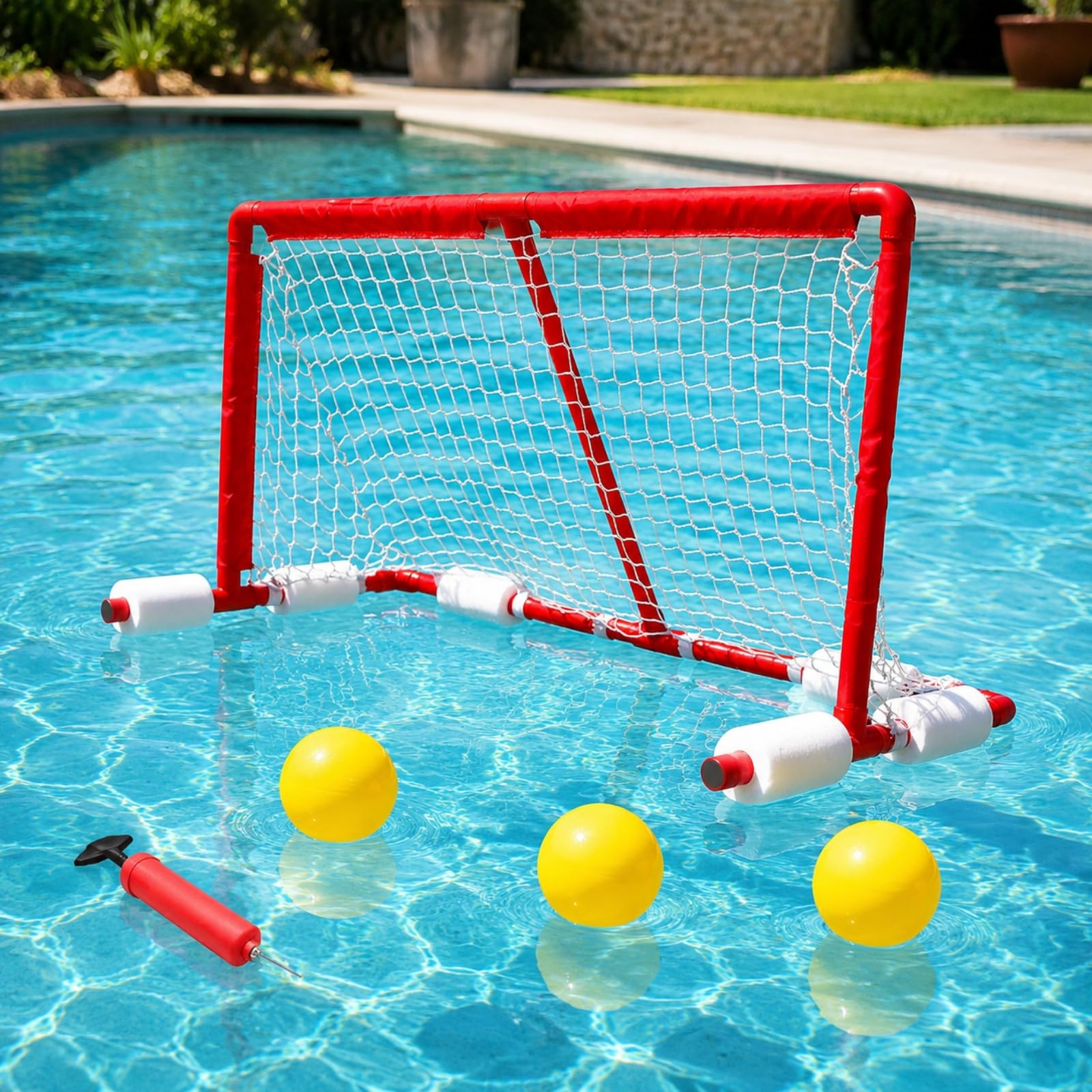 da Pnuoto con Palline e Pompa Durevole Gioco D' Resistente Intemperie Sport Gonfiabile per Famiglie, Bambini, Piscina