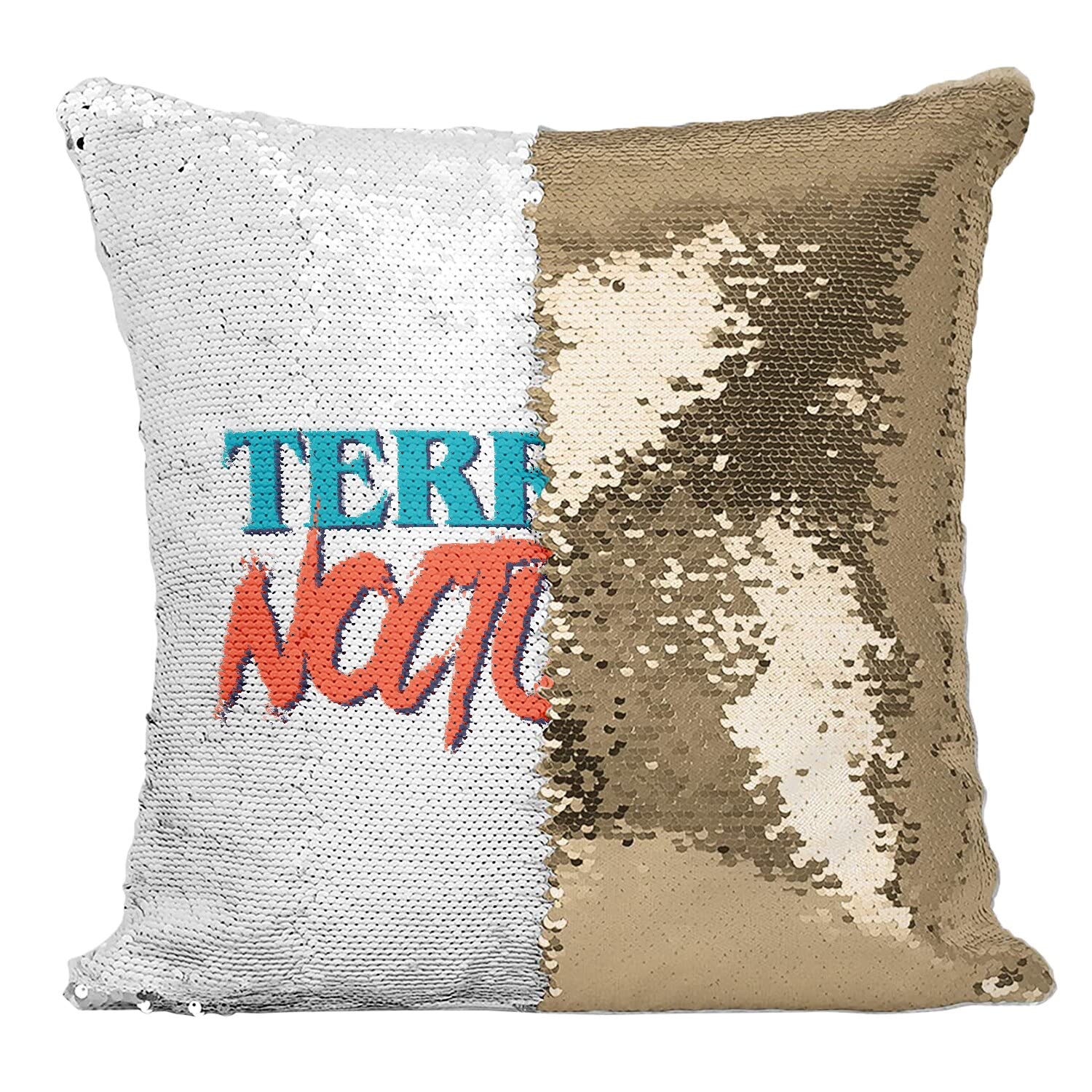 Housse Sequin Terreur Nocturne : Le Cadeau d'Halloween Plein d'Humour