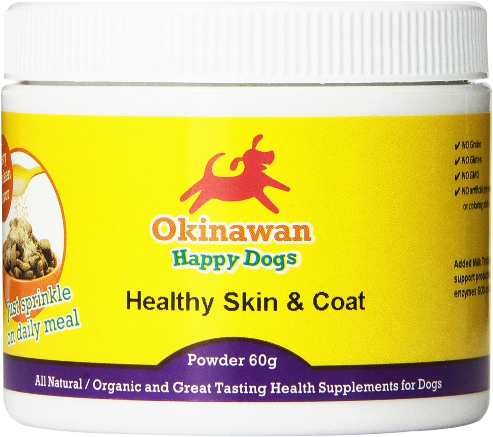 Okinawan Happy Dogs Healthy Skin and Coat Supplement