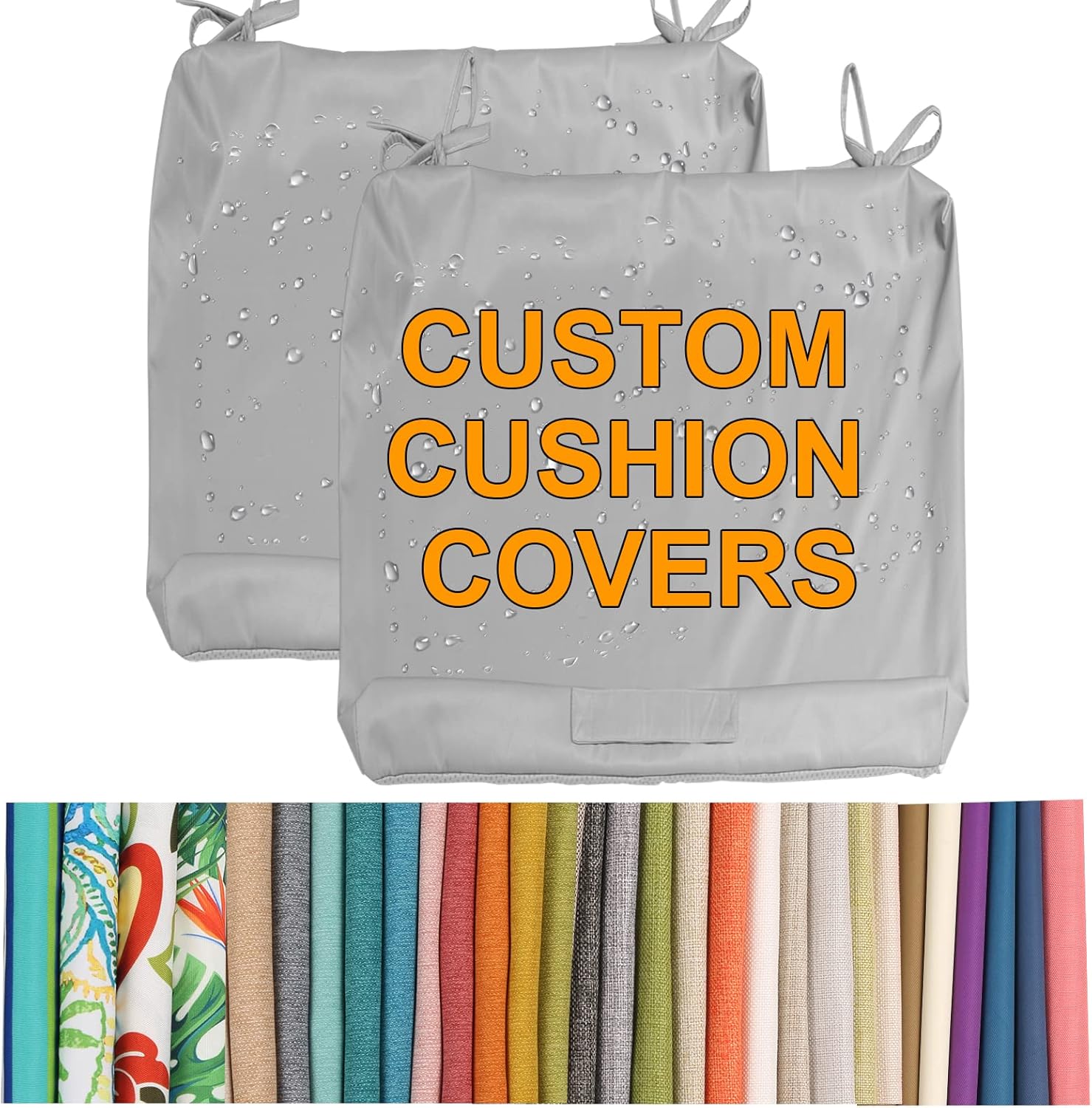 Detiblue Outdoor Cushion Covers Custom Portable Replacement