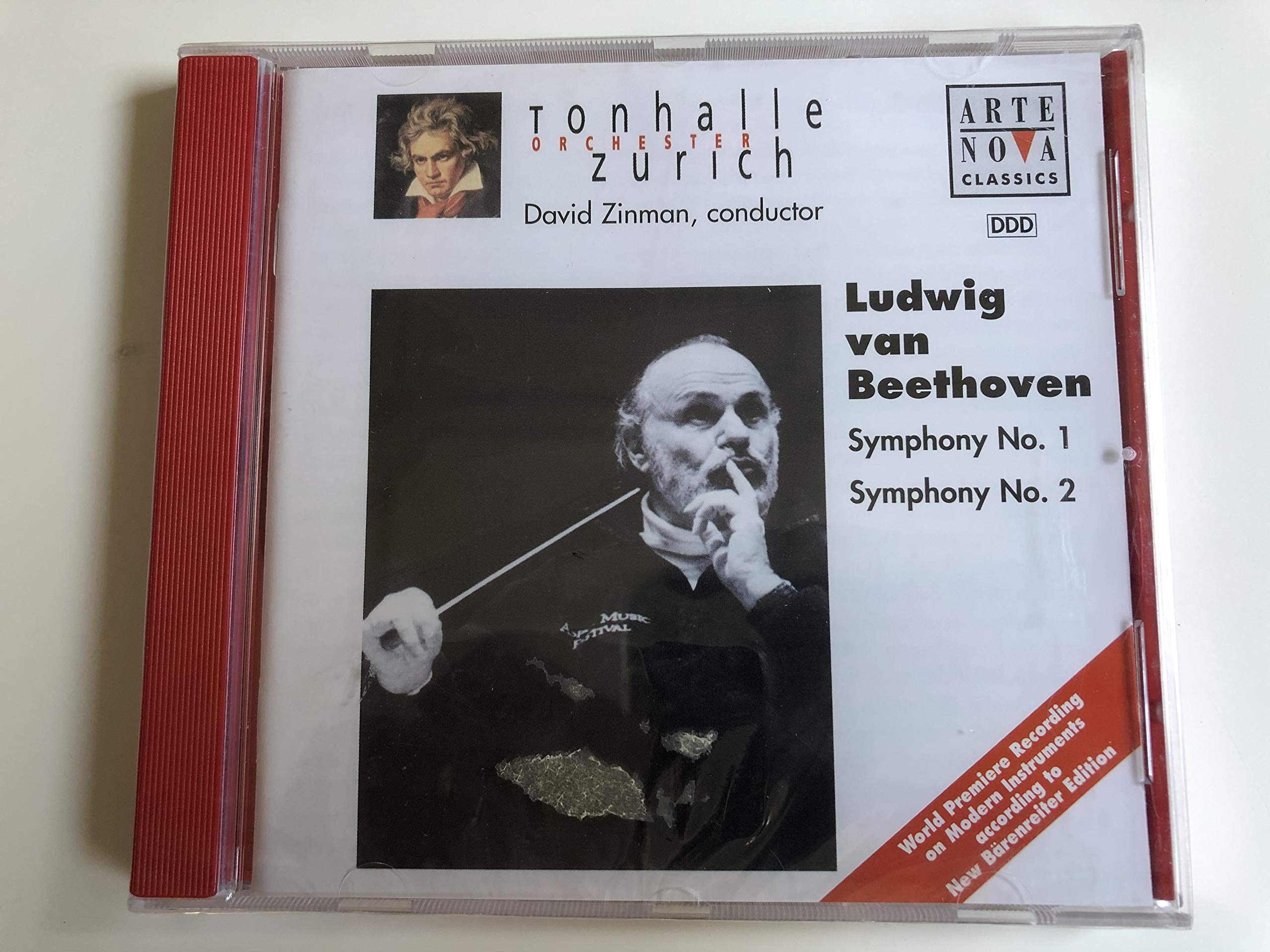 Beethoven: Symphonies 1 & 2 [Audio CD] Zinman, David