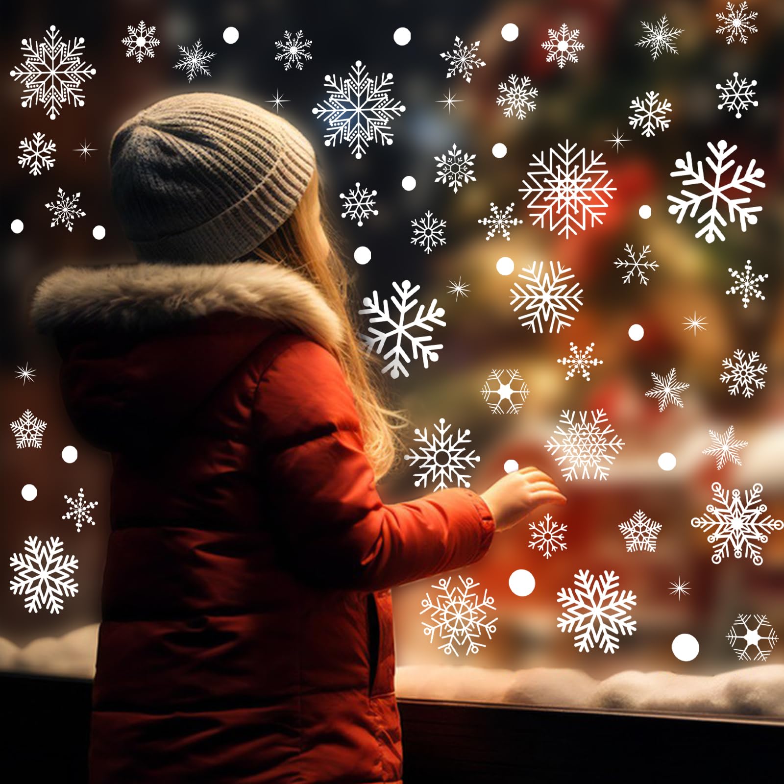 Adhesivos de ventana de Navidad para cristal