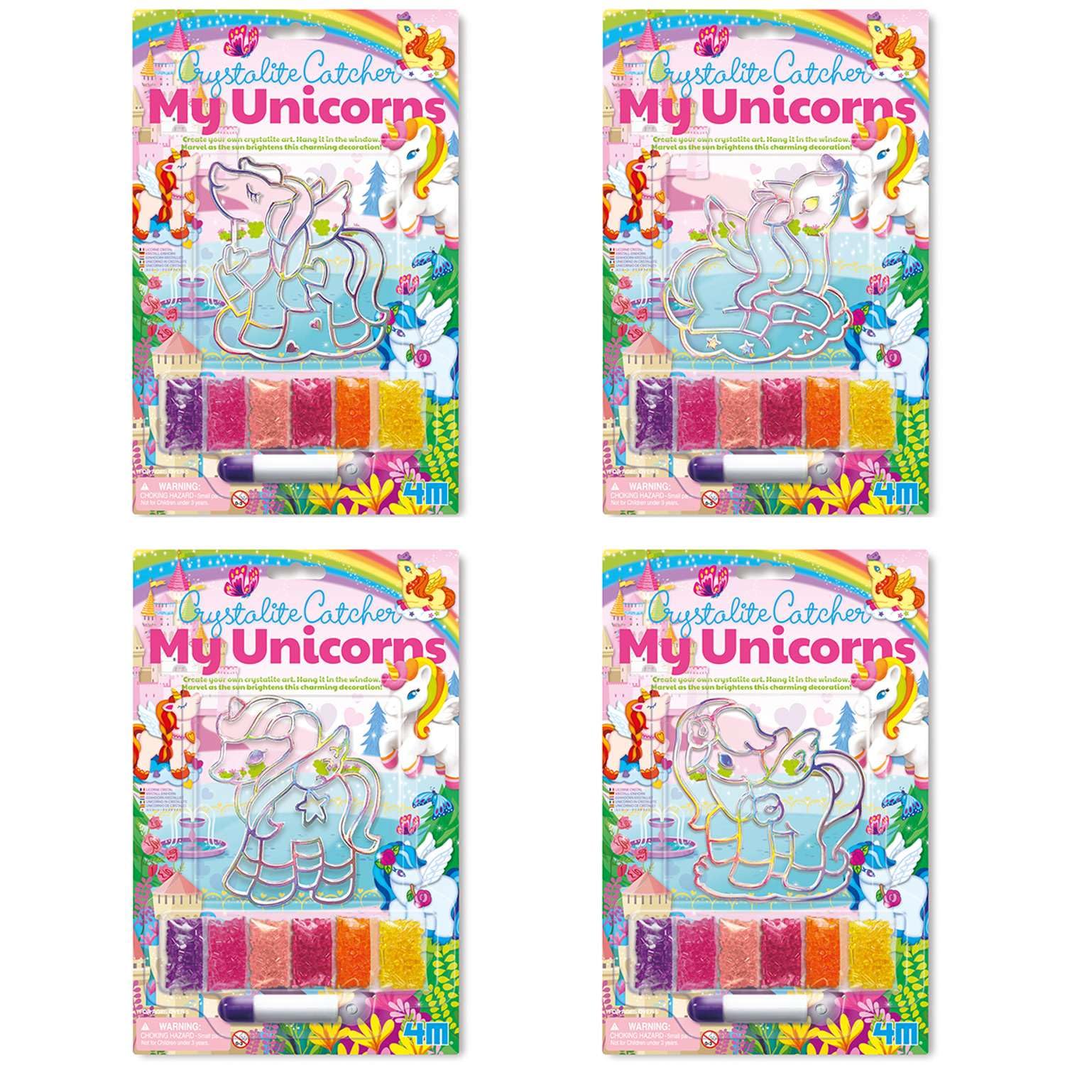 4M 403615 Unicorn Crystalite Unit, Multi Colour