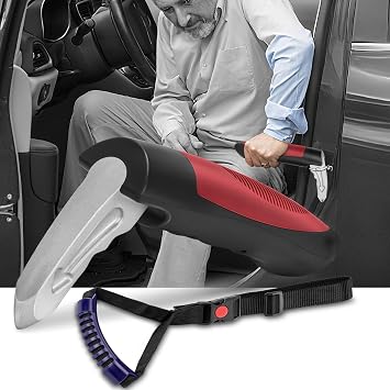 NINEMAX Car Door Handle for Elderly, Car Handle Assist 1 pc with Strap | Portable Vehicle Entry Assist, Provides Stable Grip for Seniors, Lightweight Car Cane Design, Fits Most Vehicles