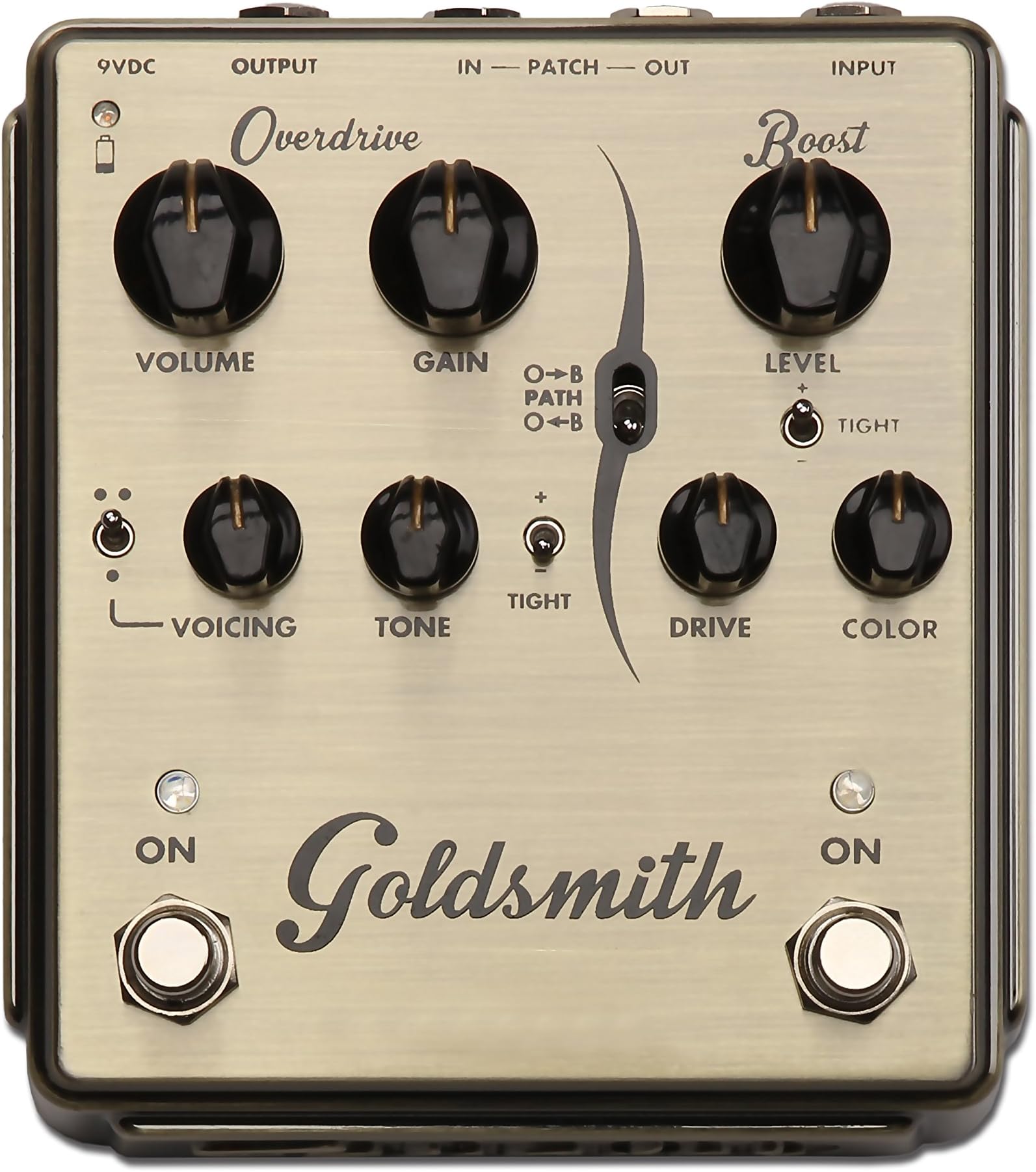 Egnater GOLDSMITH Guitar Overdrive and Boost Pedal