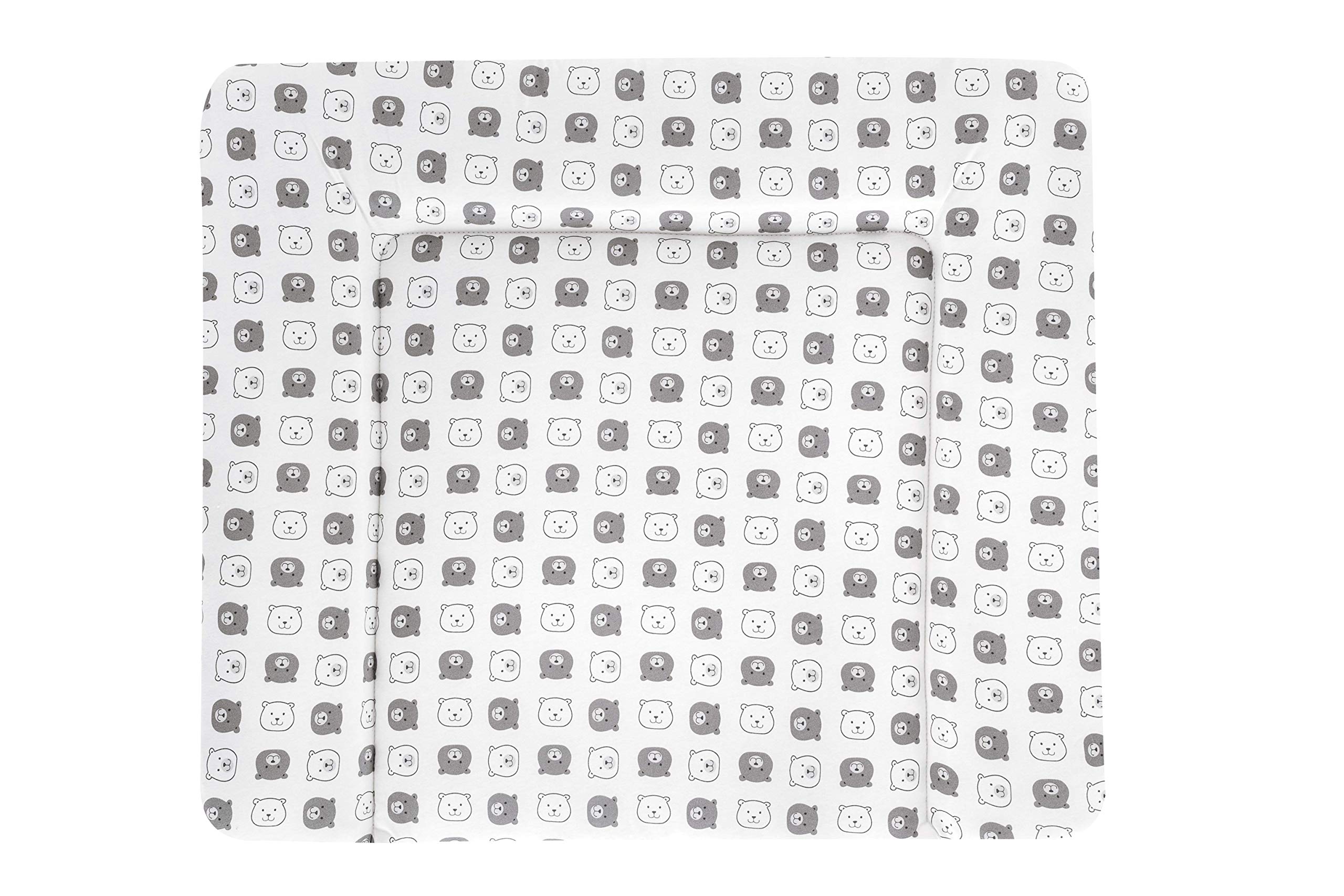 Träumeland TT80211 - Materassino per fasciatoio, senza PVC, motivo orsacchiotto, 75 x 85 cm, multicolore