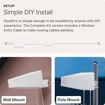 Waveform DualPlus: 2x2 MIMO Ultra-Directional Log Periodic Antenna | External Antenna for 4G/5G Routers & Gateways | for EE, Three, O2 and Vodafone (Antenna Only)