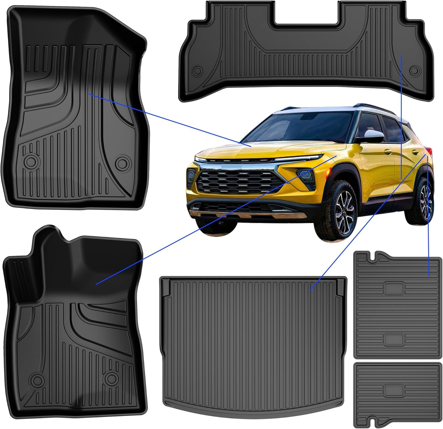 Cargo Mat Floor Mat Compatible with 20202025 Chevrolet Trailblazer
