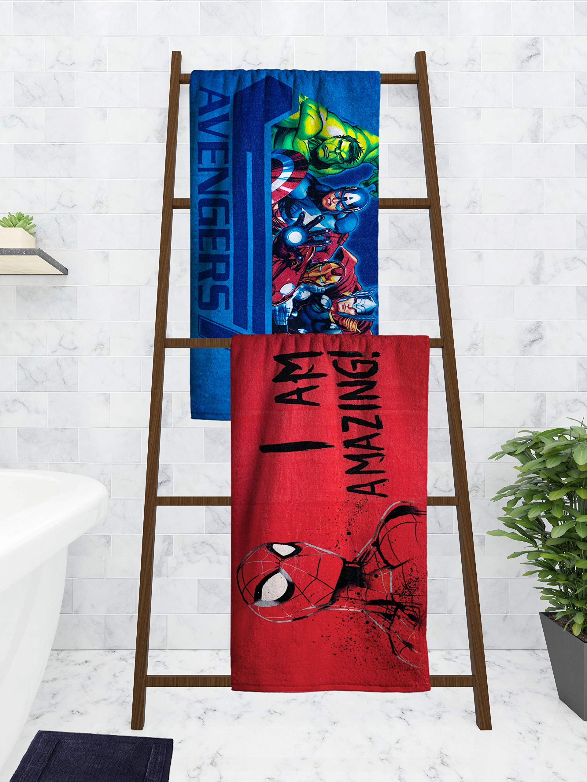 See full amazon price history chart for Athom Living Marvel I Am Amazing Spiderman & Avengers Kids Bath Towel 60x120 cm Pack of 2 Athom Living Marvel I Am Amazing Spiderman & Avengers Kids Bath Towel 60x120 cm Pack of 2 (B0912JPB9H) Amazon Price History, Amazon Price Tracker