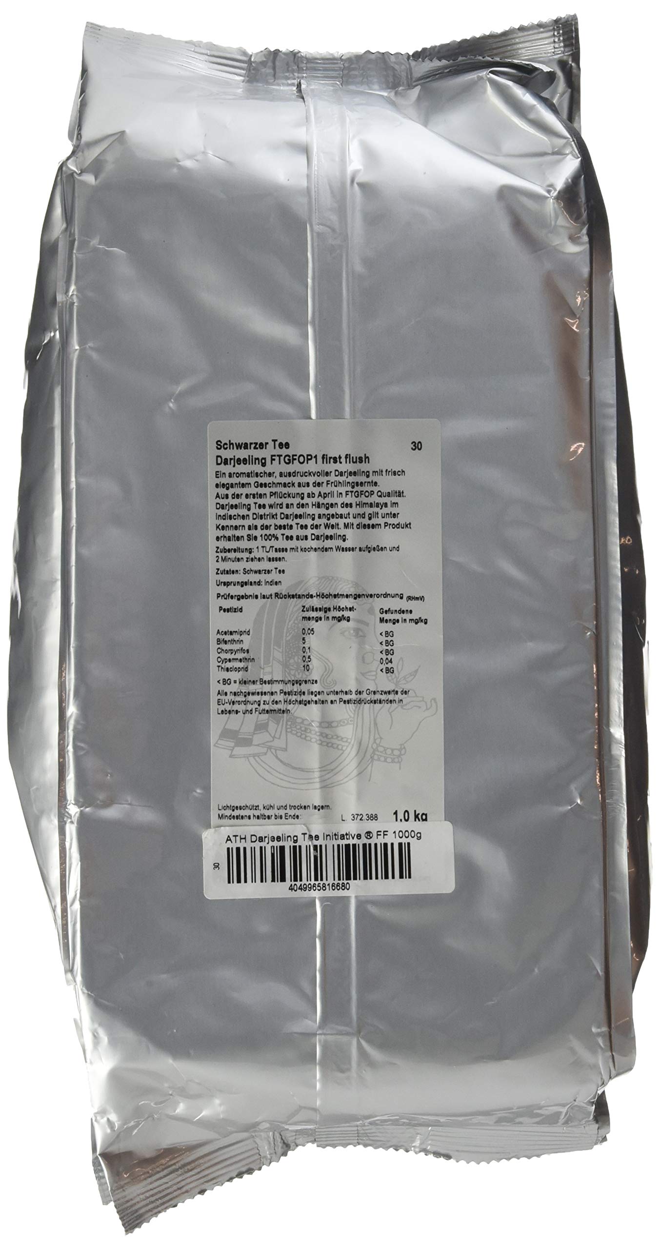 Darjeeling Tee FF TGFOP aus Teeinitiative 1 Kg rückstandskontr.