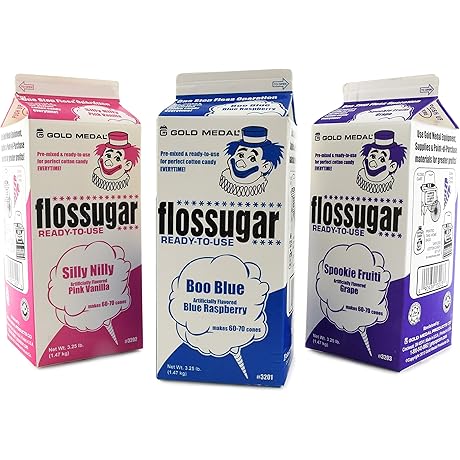 Enticing Blue Raspberry, Pink Vanilla, and Grape Cotton Candy Sugar Extravaganza