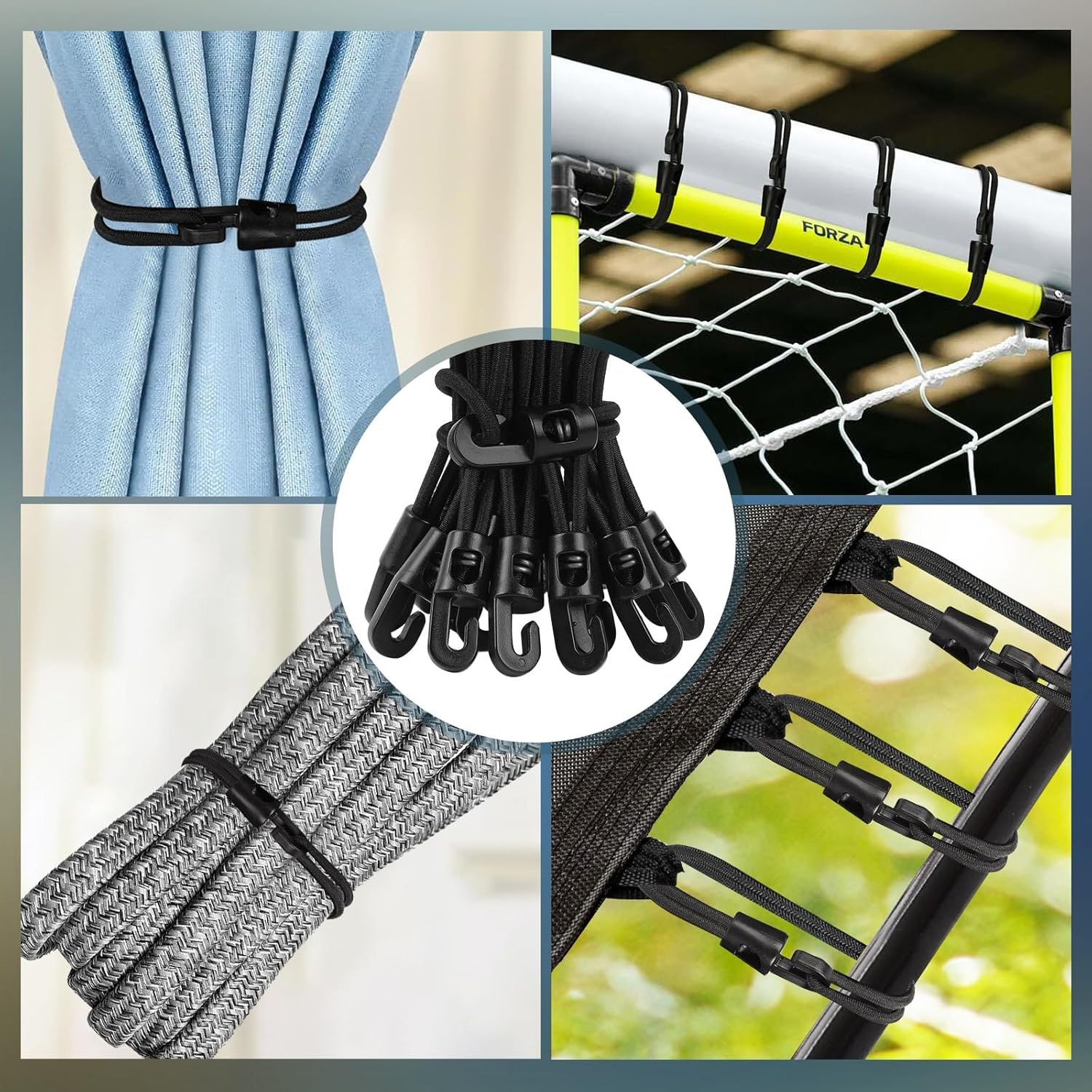 Bungee cord kampó csatlakozás