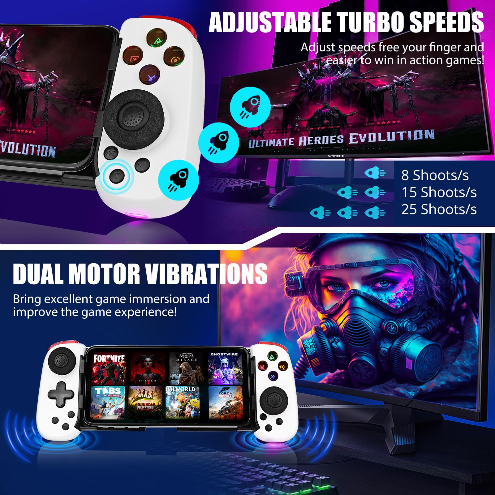 IPEGA BLUETOOTH REMOTE CONTROLLER PG-9021 GAMEPAD JOYSTICK PER
