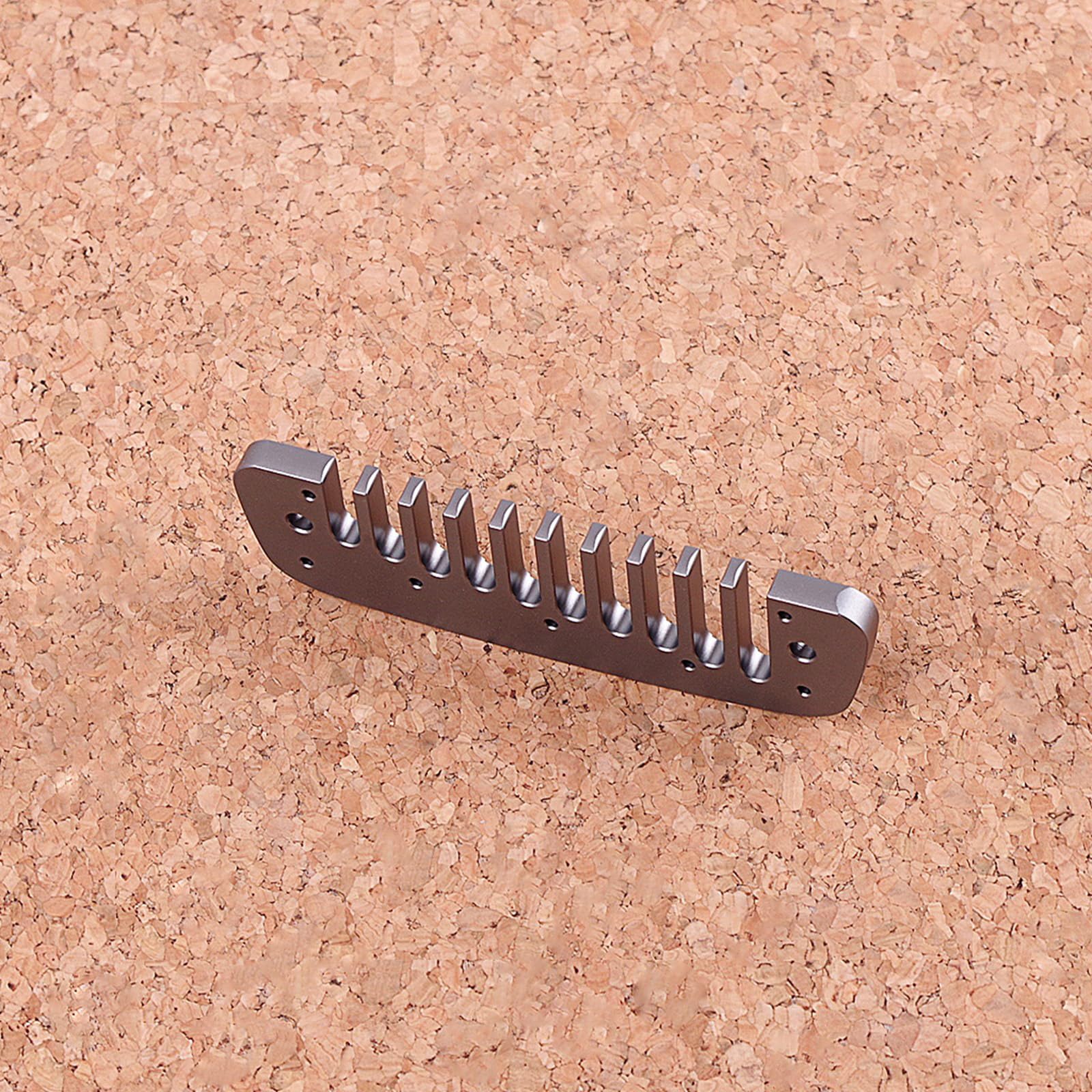 Pratico pettine in metallo per armonica diatonica, 10 fori, accessori diatonici per arpa blues
