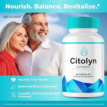 Citolyn Capsules, Official Citolyn Advanced Formula Blood Support Supplement Pills - Maximum Strength, All Natural Healthy Circulation & Stable Levels, Citolyn Reviews (2 Pack)