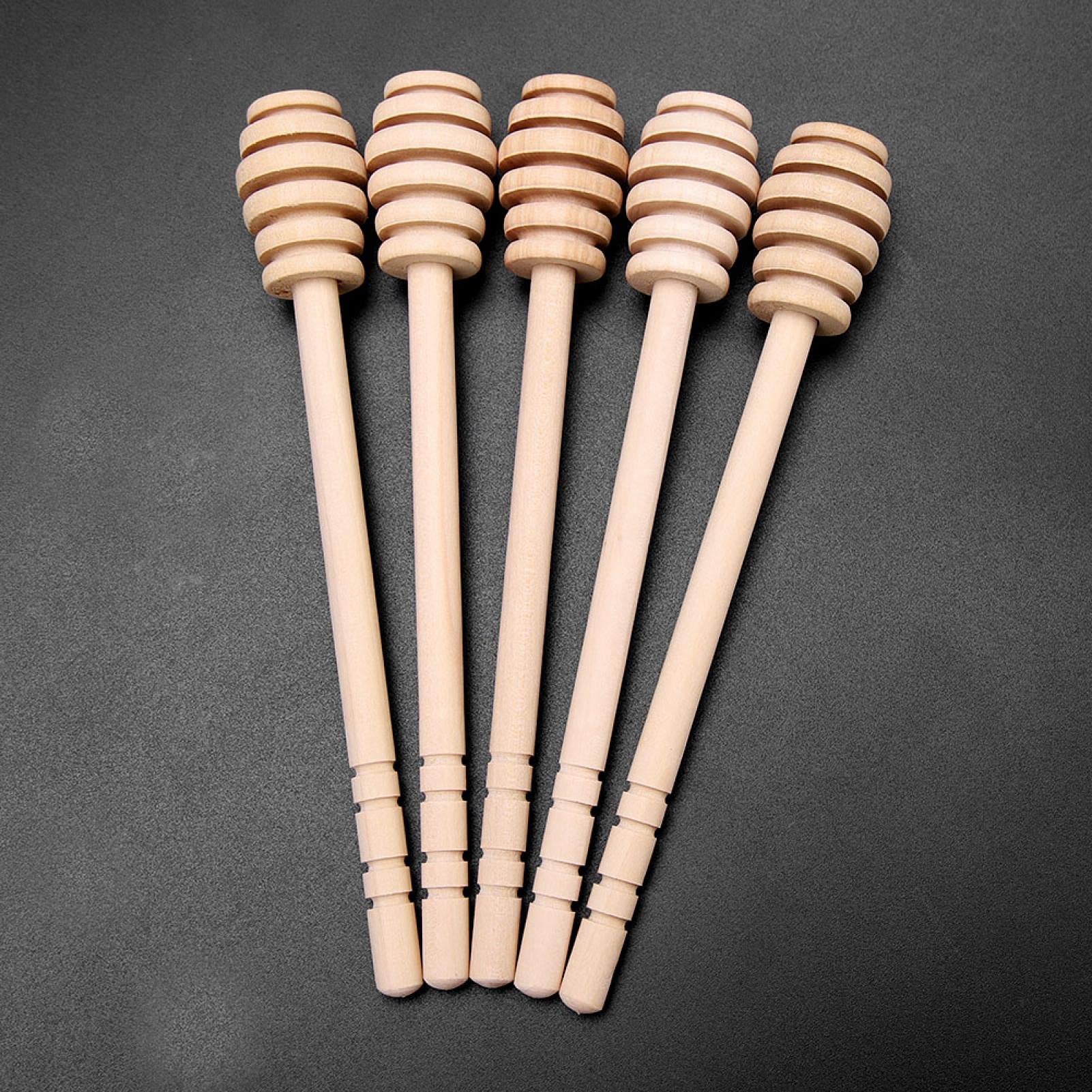 Honey Dripper, Easy to Clean Wooden Stirrer Stick with 100% Natural Wood for Home for Dessert Tools for Honey Spraying (16cm)-image-38