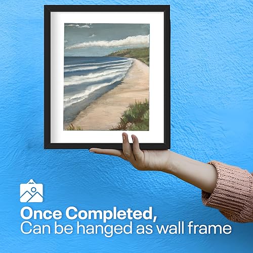 Miniatura 8 de Painting4Real Kit de pintura artística de bricolaje para adultos  Aprende a pintar la costa atlántica con tutoriales en video  Juego de pintura