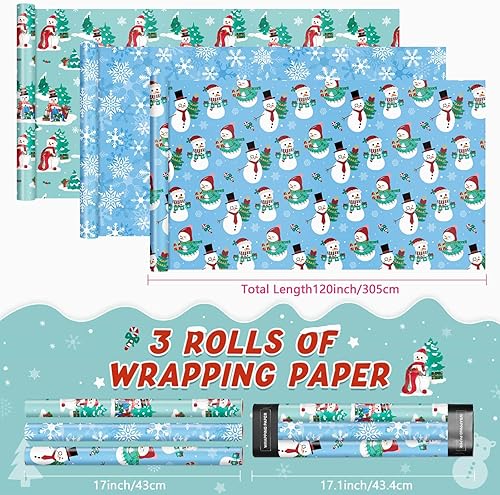 Vista 218 de WERNNSAI Rollos de papel de regalo de dinosaurios, 3 rollos de papel de regalo de dinosaurio rosa de 17 x 120 pulgadas, para bebés, niñas, Pink