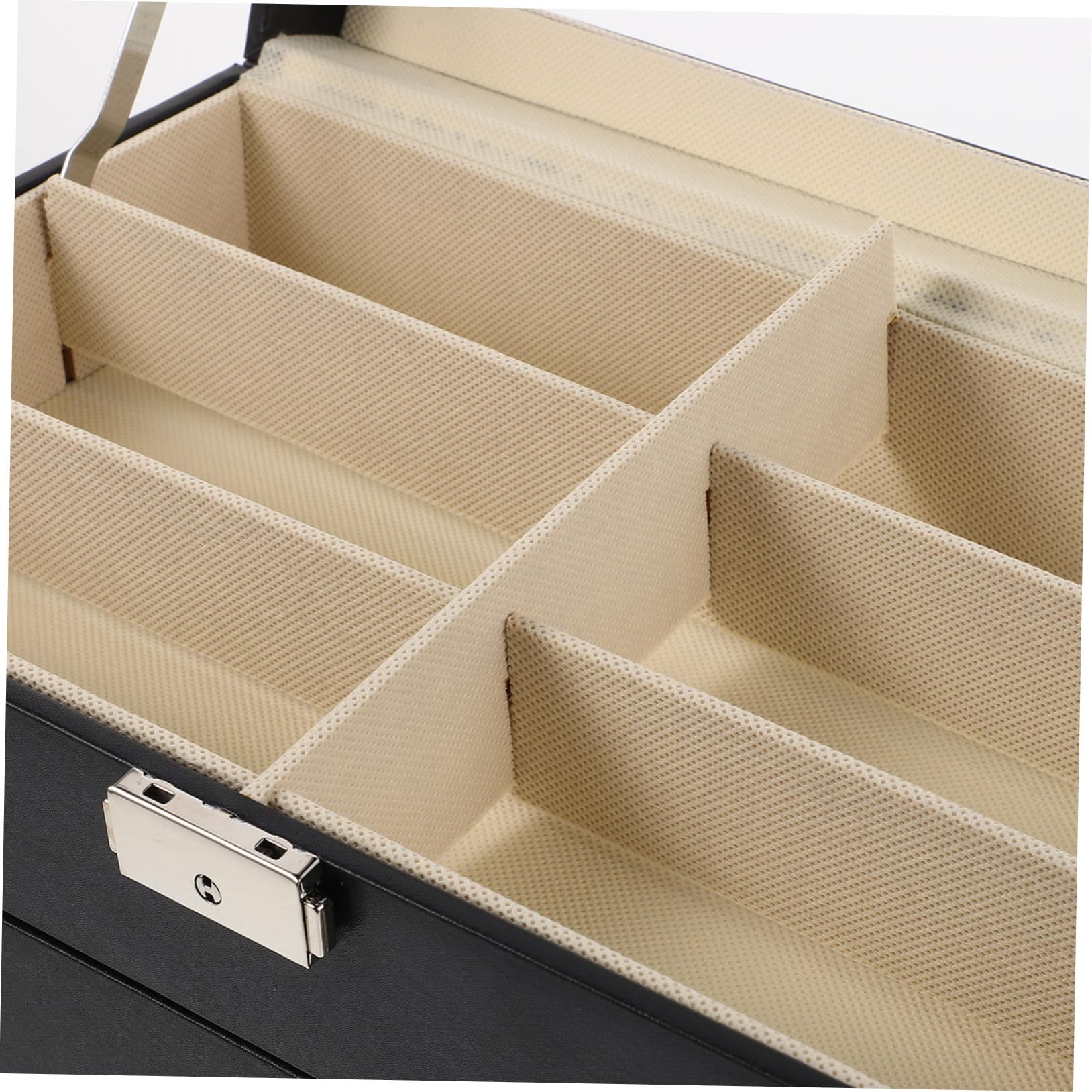 Ipetboom Caja de Almacenamiento para Gafas con Ranuras Organizador de Gafas de Sol de Doble Capa Estuche para Guardar de Sol para Viajes y Exhibición Casa