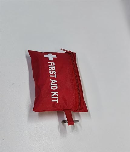 Miniatura 15 de Mini botiquín de primeros auxilios  llavero de bolsillo y cinturón elástico y un par de guantes desechables para viajes, hogar, campamento,