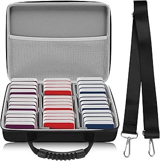 Silkfly Graded Sport Card Storage Box Holder for 2500+ Cards, Sport Card Box Card Storage Trading Card Case Organizer for Baseball Basketball Sport Board Game Cards and Expansions, Bag Only