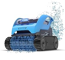 Polaris Pixel Compact Cordless Robotic Pool Cleaner for Above-Ground & In-Ground Pools up to 30ft, Long Lasting Battery, Compact & Lighweight w/Cyclonic Vacuum Technology