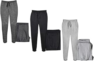 Prime Sports Mens Fleece Jogging Bottom Jogger Athletic Pant (Medium, Black)