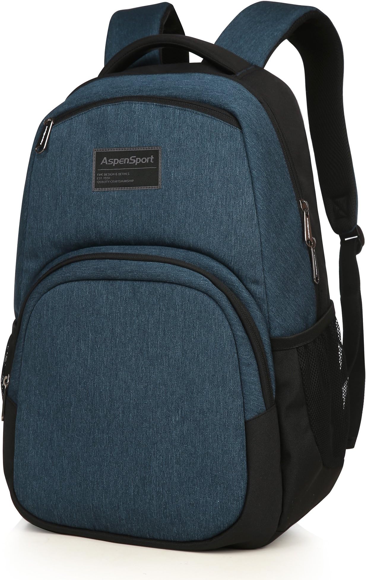 ASPENSPORT School Backpack fit 15.6๏ผLightweight Casual Daypack Water Repellent