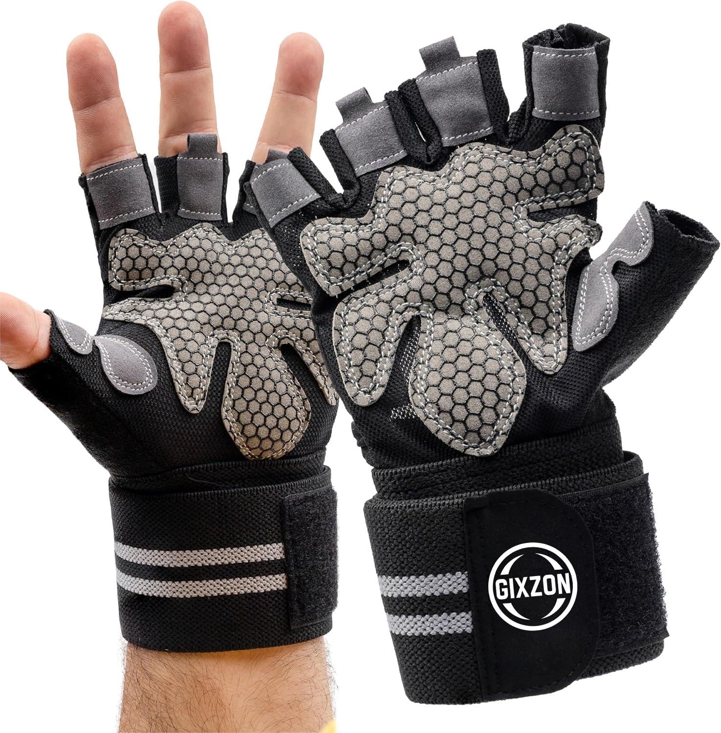 Guanti Palestra Uomo e Donna per Sollevamento Pesi - Guanti da Palestra per Maggior Comfort e Presa Antiscivolo - Sicuri e Traspiranti