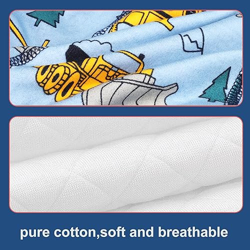 Miniatura 8 de MooMoo Baby 6 paquetes de ropa interior absorbente para entrenamiento para niños pequeños, pantalones de entrenamiento para niños pequeños 2T-9T