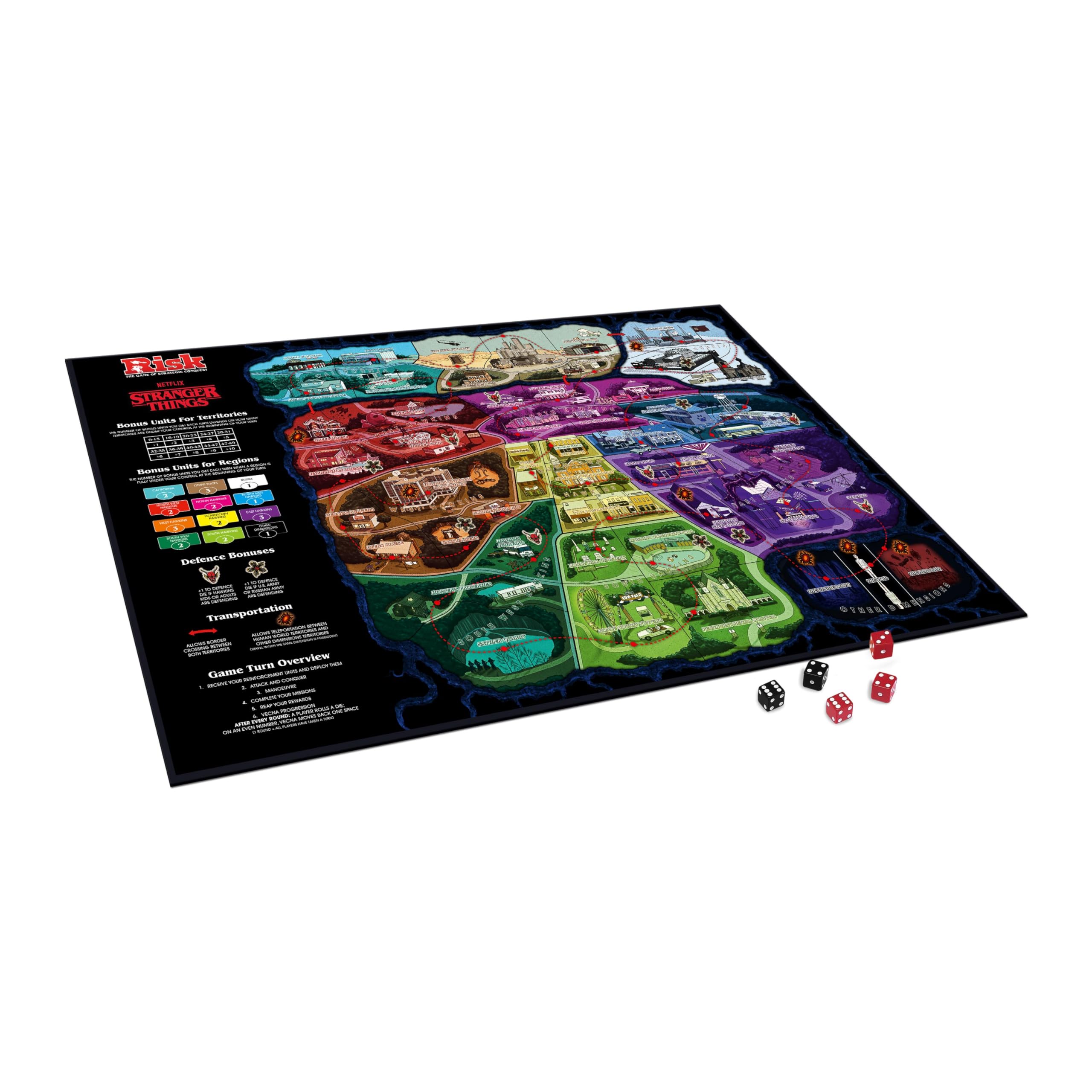 Stranger Things RISK Board Game Familiy Game Strategy Game use tactics, diplomacy - Image 4