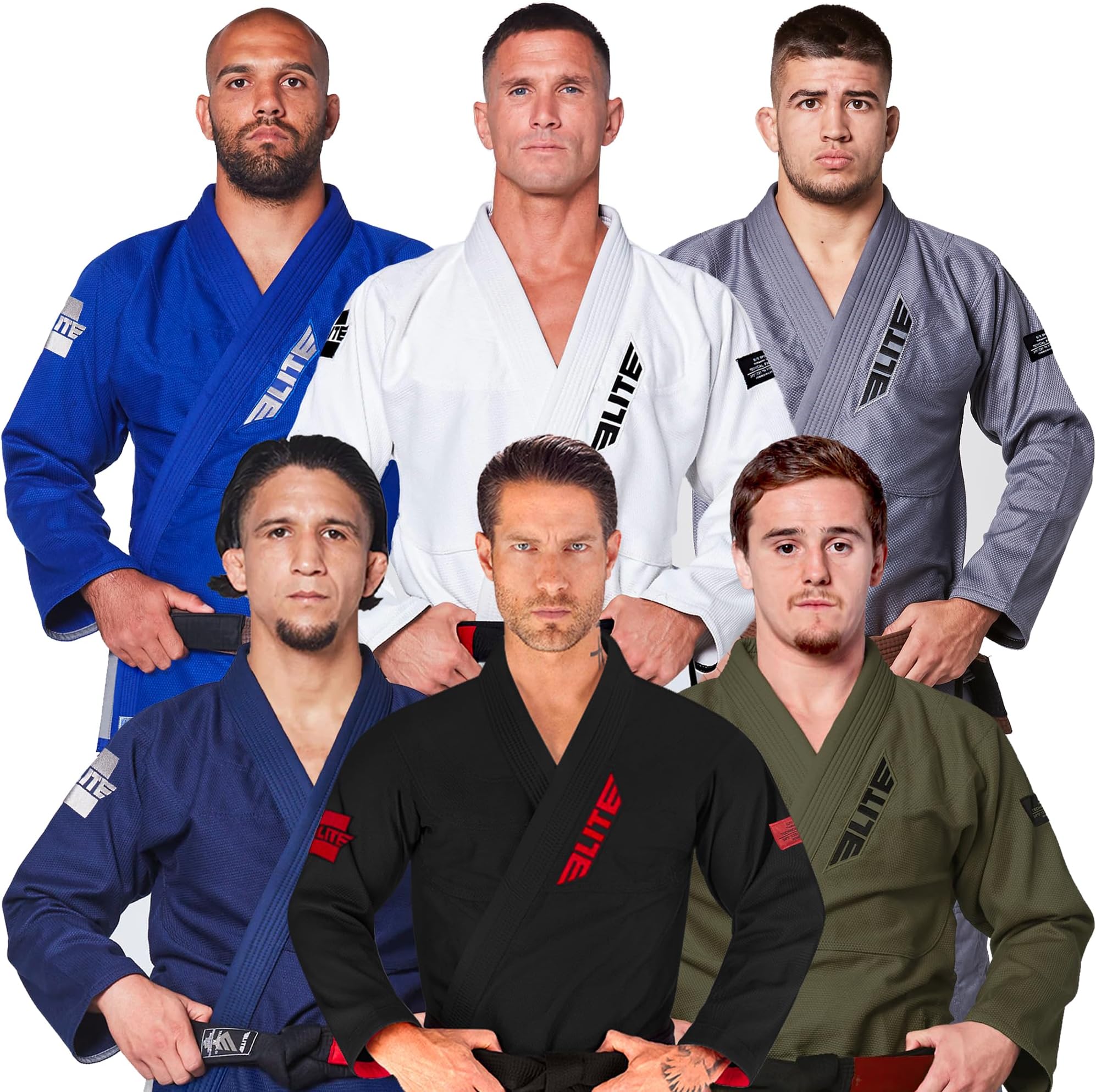 Elite Sports Unisex Adult Bjj Gi Adult Bjj Gi (pack of 2)