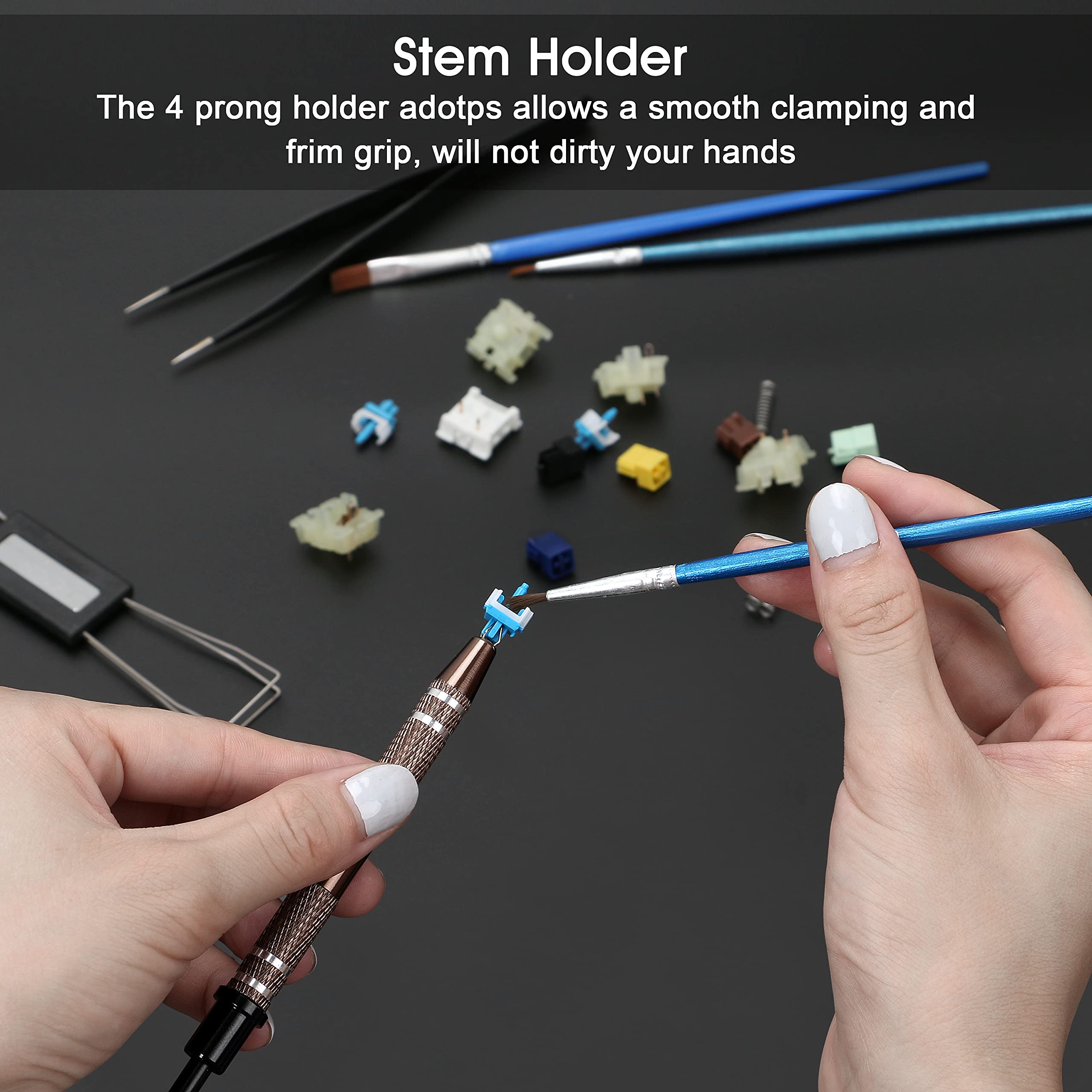 Buy HONKID Aluminum Switch Lube Station 32 Switches Lube Station and