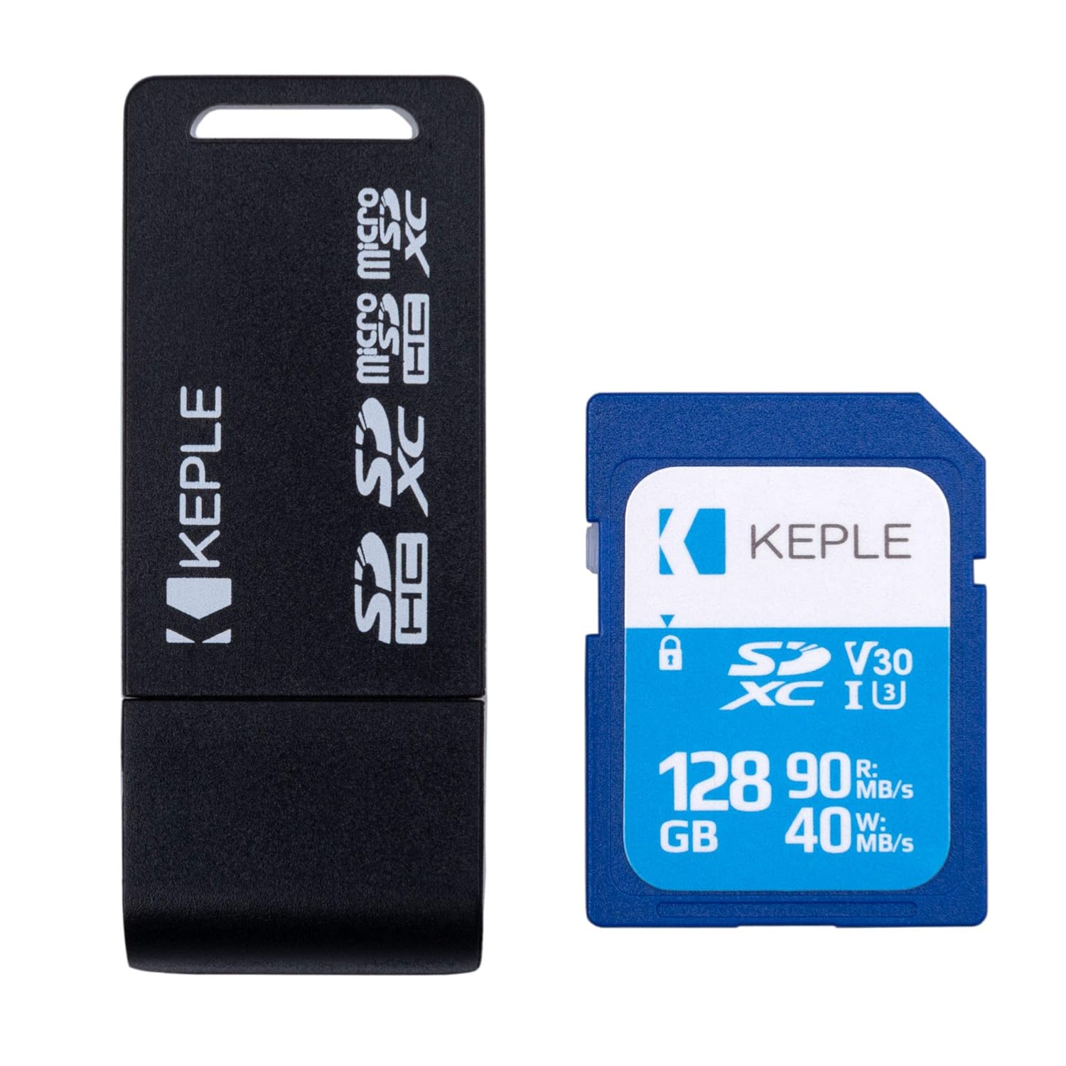 128GB SD Memory Card with USB Reader Adapter Compatible with Canon