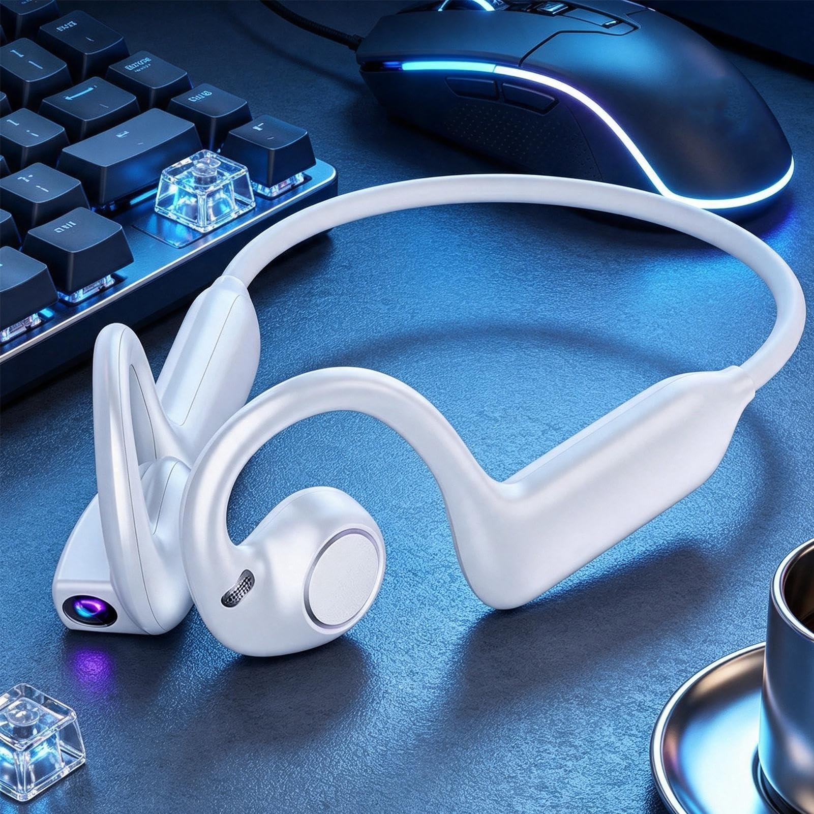 Casque Conduction Osseuse Écouteurs Sans Fil à Oreille Ouverte avec