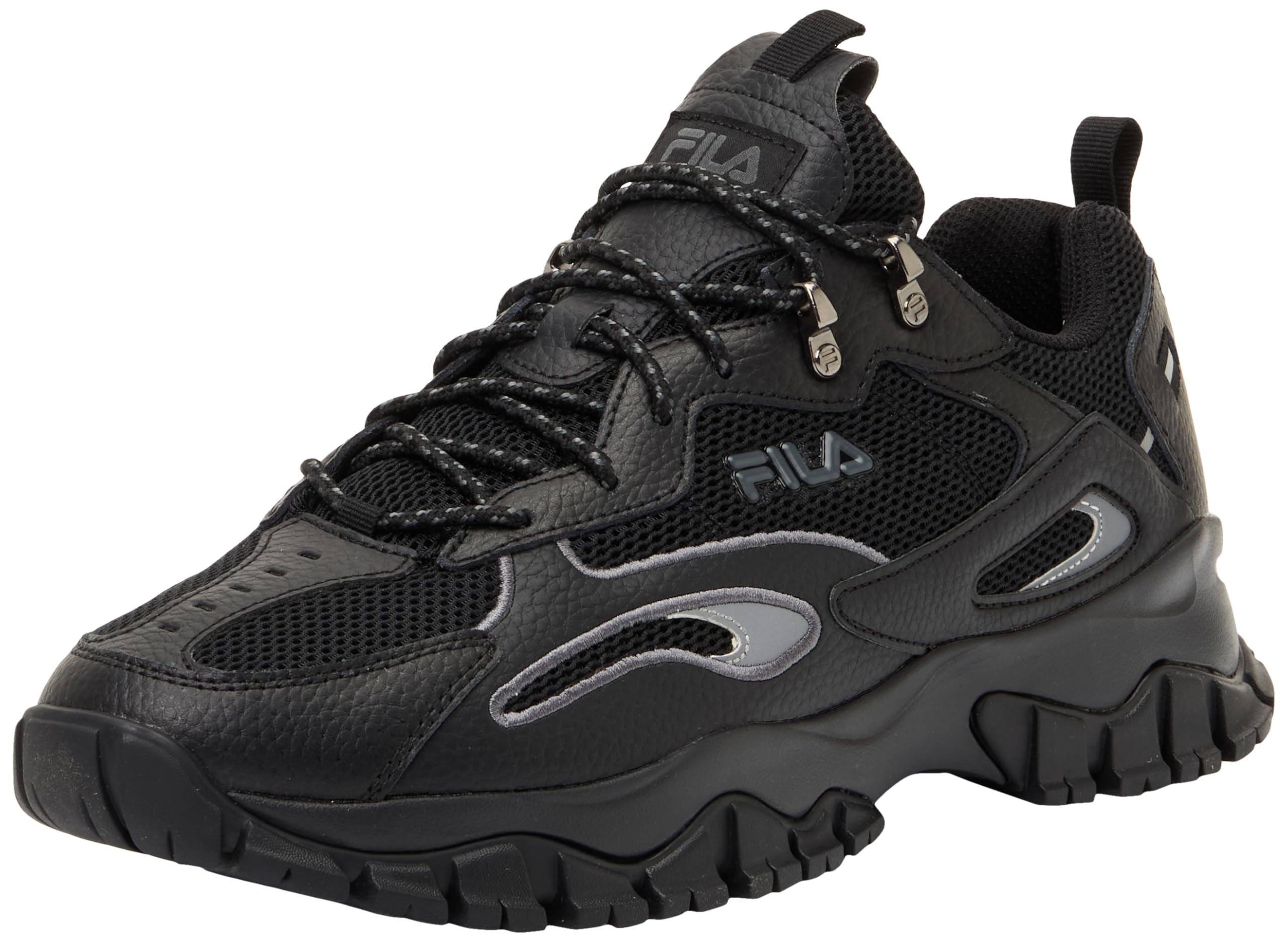 FILA Men's Ray Tracer Tr2 Trainers, Black, 8 UK