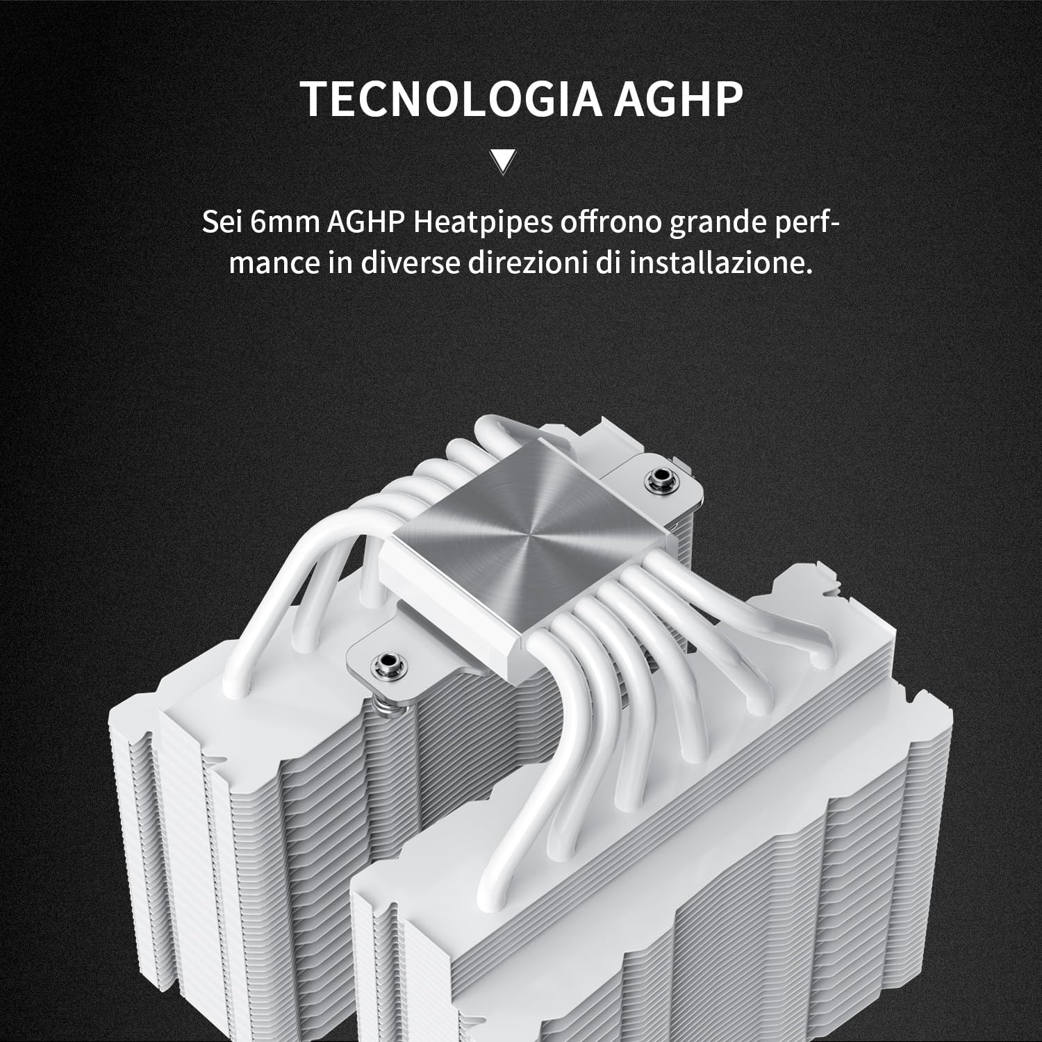 TR -Peerless Assassin 140 Digital White, ventole doppie PWM con velocità di 1850 rpm, supporto Intel lga1700/1851/115X/2011/1200, AM: AM4/AM5