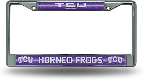 Miniatura 147 de Rico Industries NCAA 12 x 6 pulgadas, accesorio de automóvil cromado plateado brillante para automóvil/camión/SUV